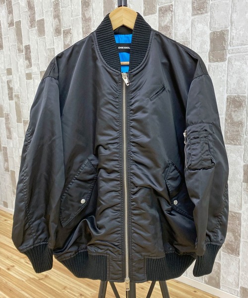 DIESEL（ディーゼル）の「Wzip ルーズシルエット MA-1 ボンバー