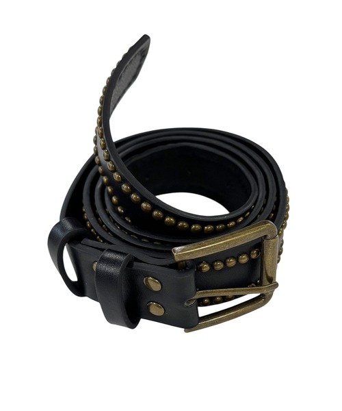 ヴィンテージ ライク スタッズ レザー ベルト（ベルト）｜Port（ポート