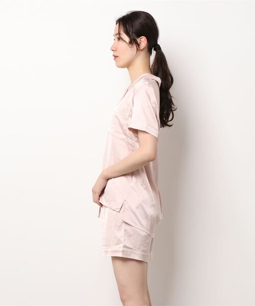 gelato pique（ジェラートピケ）の「カラフルサテンシャツ&ショート