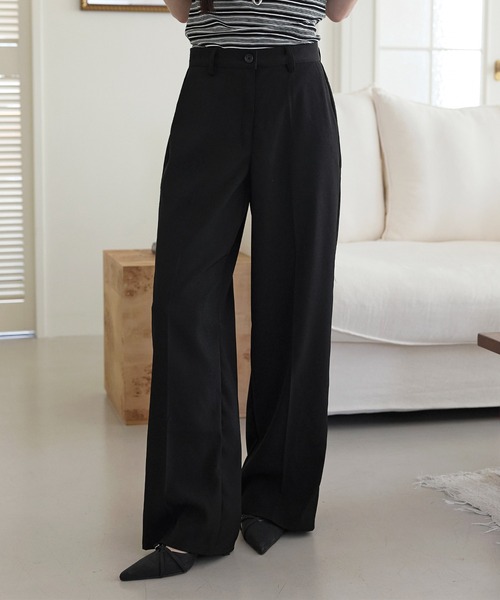 低身長 / 高身長用 サイズ＆丈が選べるスラックス , 男女兼用/UNISEX