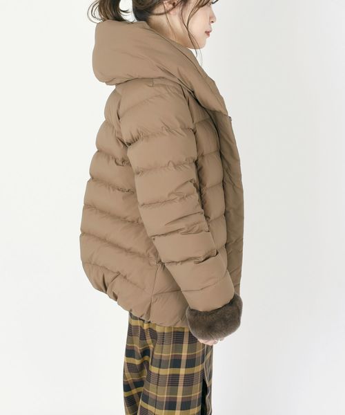 SHIPS（シップス）の「【河田フェザー】フードショートダウン