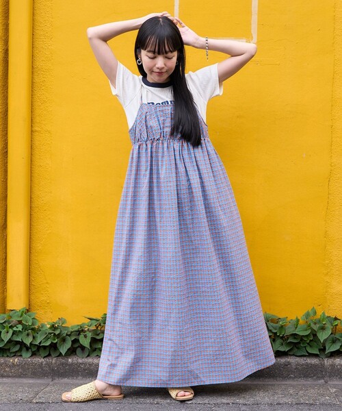 FREAK'S STORE（フリークスストア）の「カラーチェック キャミソール