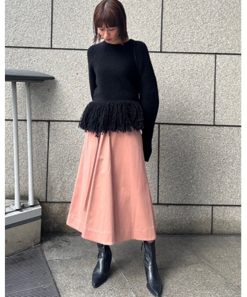 LE CIEL BLEU（ルシェルブルー）の「フリンジヘムプルオーバー