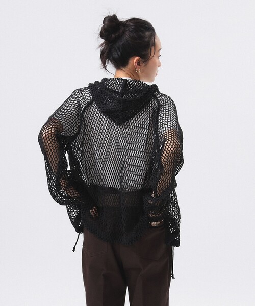 BEAMS BOY（ビームスボーイ）の「ビッグ メッシュ フーディー（Tシャツ