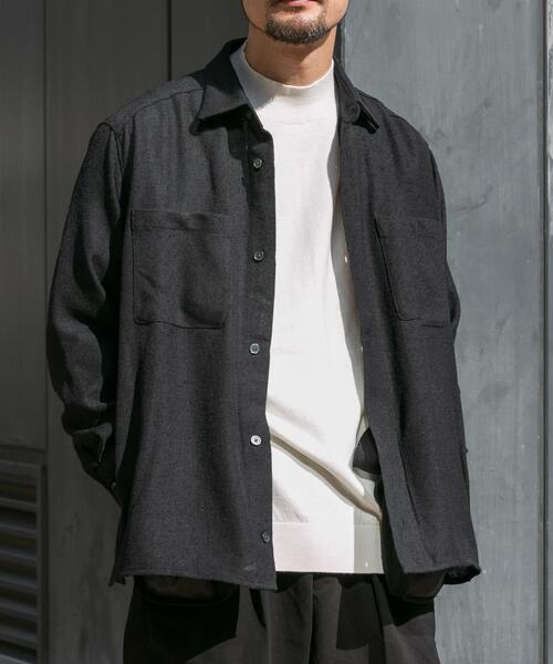 セール】ツイードサイドポケットシャツ（シャツ/ブラウス）｜URBAN