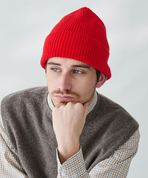 MACKIE | ウール リブニットビーニー UNISEX（ニットキャップ/ビーニー