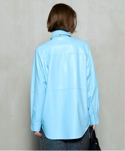 Vegan Leather Tie Shirt / ヴィーガンレザーネクタイシャツ（シャツ