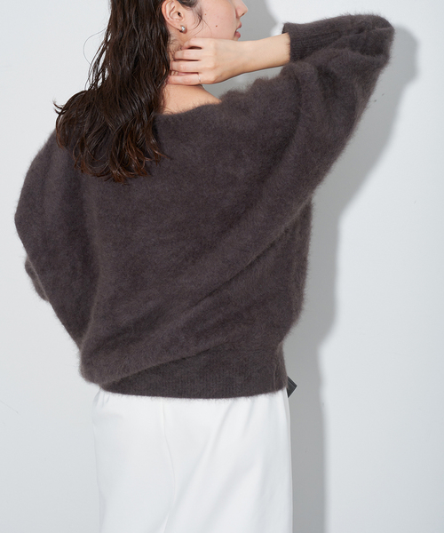 plage（プラージュ）の「Fur Dolman プルオーバー（ニット/セーター