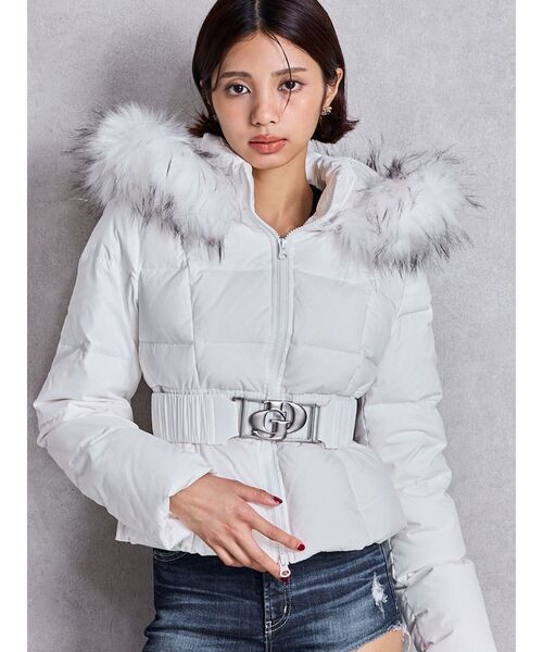 GDベルト付きショートダウンコート（ダウンジャケット/コート）｜GYDA