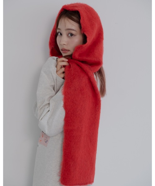 JUMELLE（ジュメロ）の「モヘアフードマフラー（マフラー）」 - WEAR