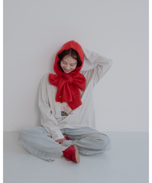 JUMELLE（ジュメロ）の「モヘアフードマフラー（マフラー）」 - WEAR