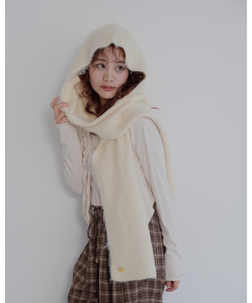 JUMELLE（ジュメロ）の「モヘアフードマフラー（マフラー）」 - WEAR