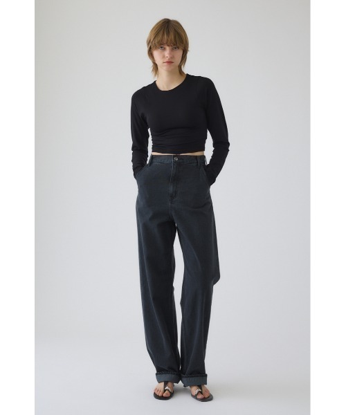 RIM.ARK（リムアーク）の「Middle straight blue denim ミドル