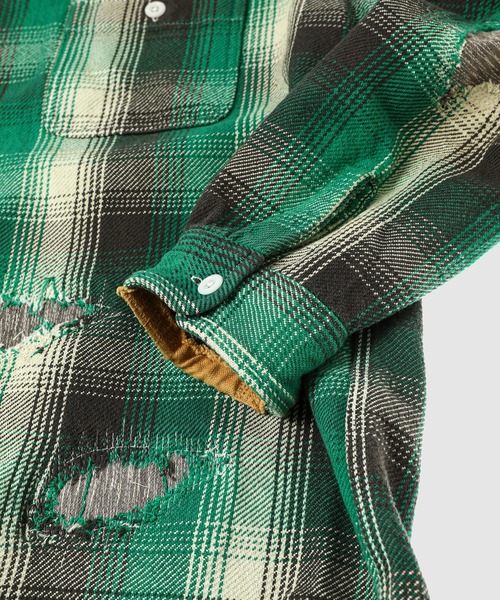 BOW WOW（バウワウ）の「HEAVY WEIGHT FLANNEL SHIRTS AGING（シャツ