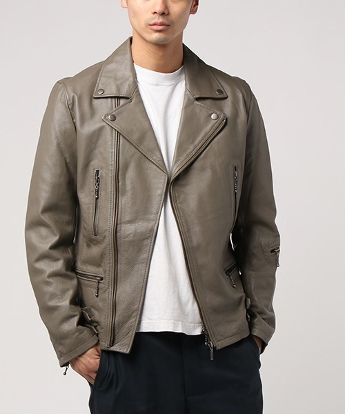 セール】【EVOLUTION】リアルレザー / ダブルライダース（ライダース