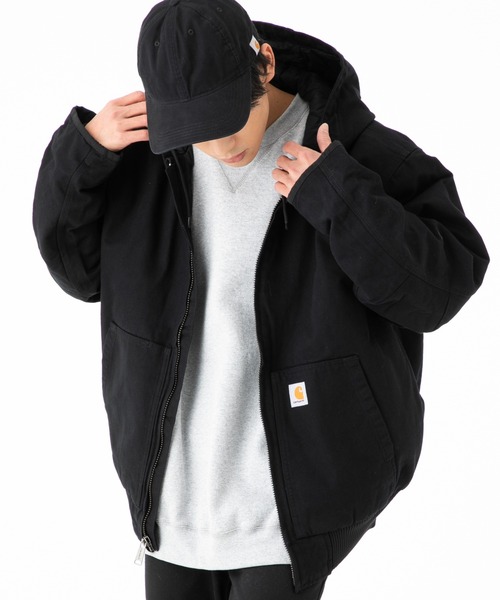 セール】カーハート キルティングライナー ダックコットン アクティブ
