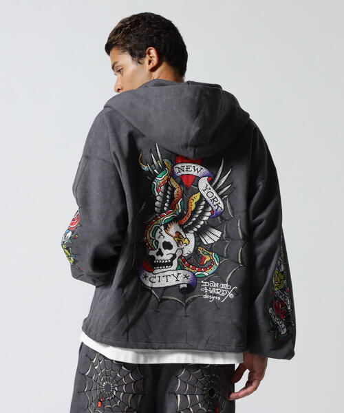 FR(13)NDS × Ed Hardy/フレンズ × エド・ハーディ/コラボジップ