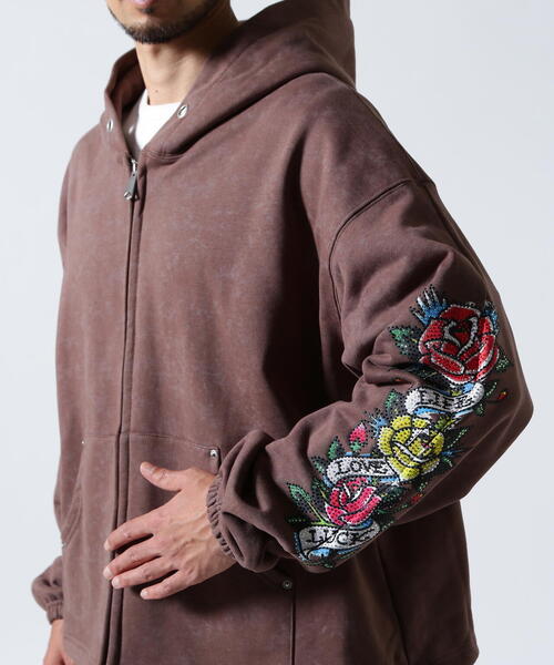 FR(13)NDS × Ed Hardy/フレンズ × エド・ハーディ/コラボジップ