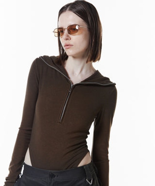 JOSEMOON/ジョゼムーン】HOODIE BODY SUITS/フーディーボディースーツ