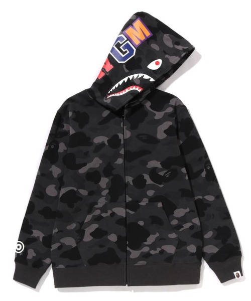 A BATHING APE（アベイシングエイプ）の「COLOR CAMO SHARK ZIP HOODIE