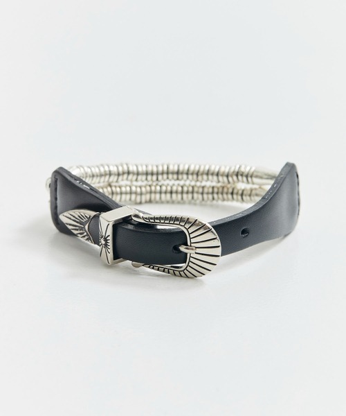 TOGA（トーガ）の「【TOGA TOO/トーガトゥ】Beads leather bangle