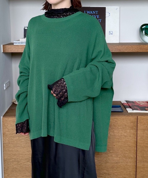 LEPSIM（レプシィム）の「14ゲージポンチョプルオーバー 183618