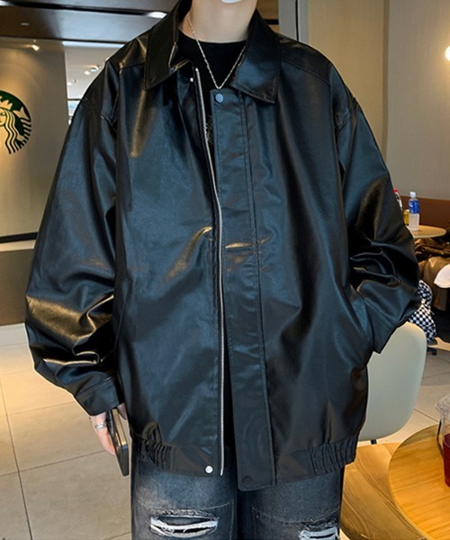 Ressaca（レサーカ）の「ヴィンテージライクフェイクレザージャケット