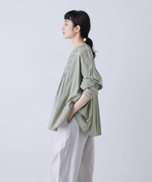 コットンピンタックブラウス（シャツ/ブラウス）｜かぐれ（カグレ）の