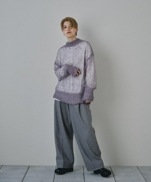 TODAYFUL（トゥデイフル）の「シアーモヘアニット（ニット/セーター