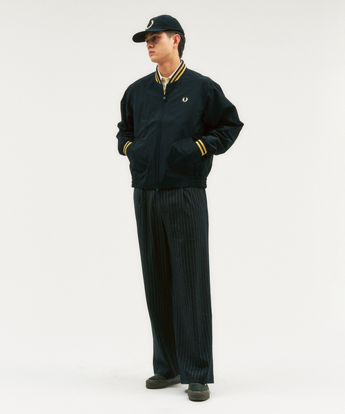 FRED PERRY / フレッドペリー417別注 Tennis Bomberブルゾン（ナイロン