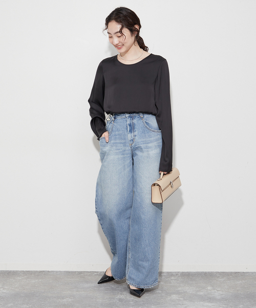 plage（プラージュ）の「【R'IAM】WIDE デニム（デニムパンツ）」 - WEAR