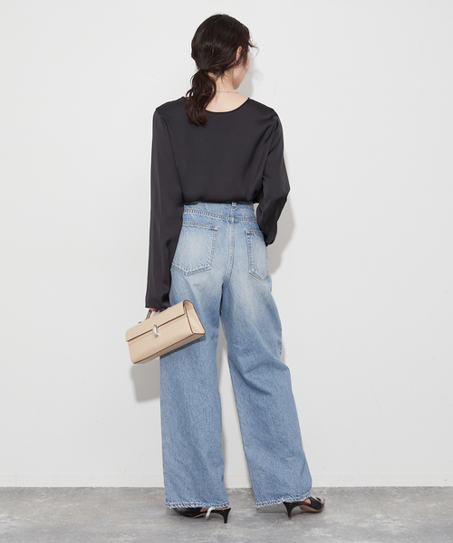 plage（プラージュ）の「【R'IAM】WIDE デニム（デニムパンツ）」 - WEAR
