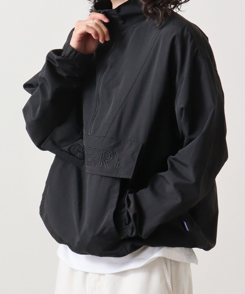 セール】GERRY ハーフジップ ナイロンタフタ アノラック ブルゾン