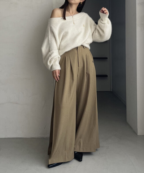 CAPRICIEUX LE'MAGE（カプリシューレマージュ）の「【C.L】FOXカシミア