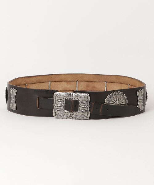 RRL（ダブル アール エル）の「レザー コンチョ ベルト（ベルト）」 - WEAR