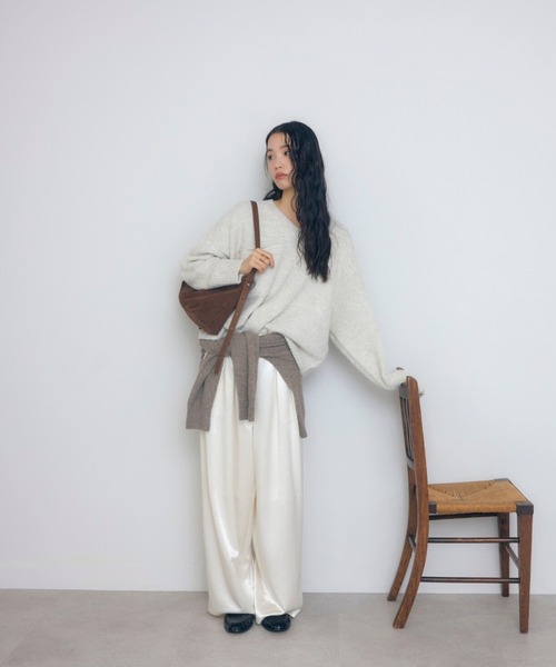 セール】【牛革】ミニマルショルダーバッグ（ショルダーバッグ