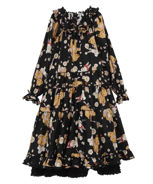 PINK HOUSE（ピンクハウス）の「ひな菊ロンドプリントミディワンピース