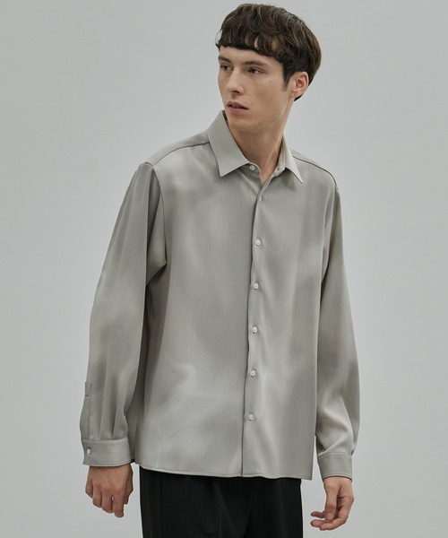 セール】COLD DRY GRADATION PLEATS ロングスリーブシャツ（シャツ