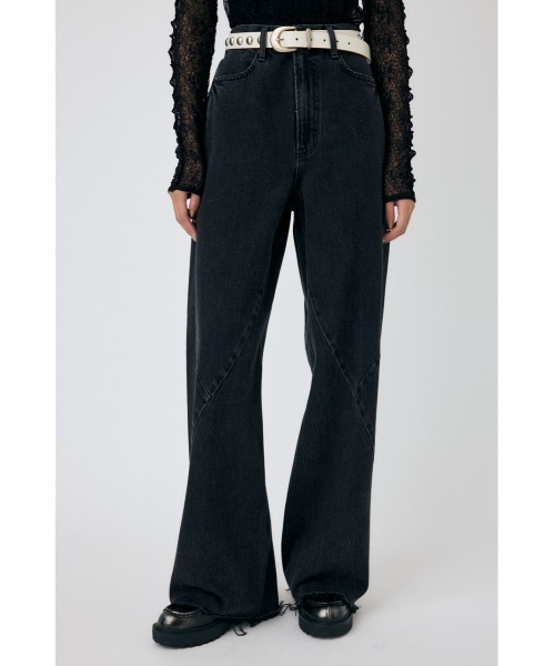 MOUSSY（マウジー）の「【セットアップ対応】CURVED LINE PANEL BAGGY