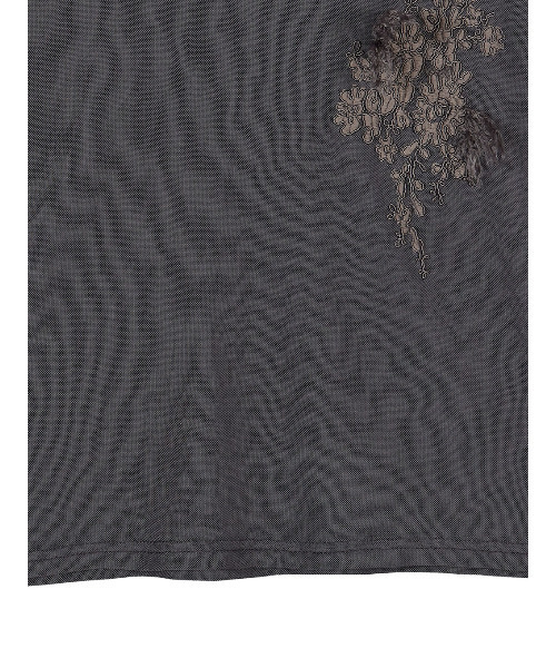 Ameri（アメリ）の「UND FUR EMBROIDERY SKIN TOP（Tシャツ/カットソー