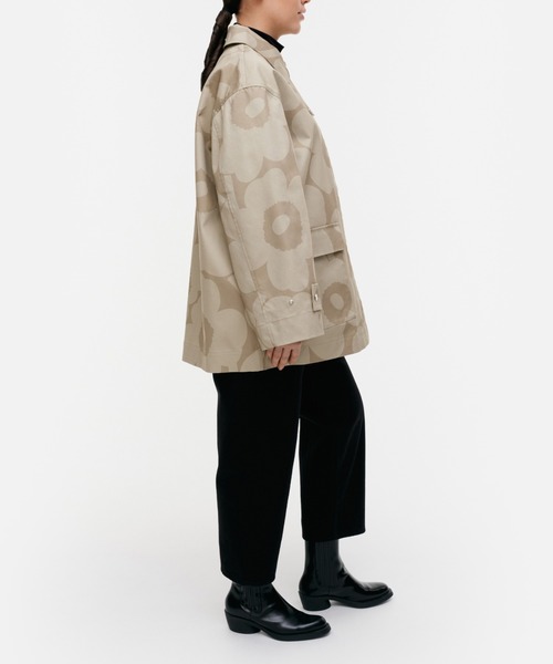 marimekko（マリメッコ）の「Unikko / bonded short coats（ダウン