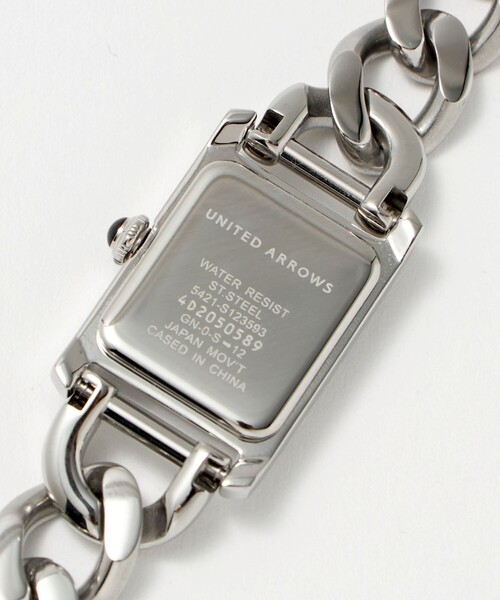 UNITED ARROWS（ユナイテッドアローズ）の「スクエア チェーン 腕時計
