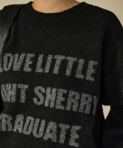 FRAMeWORK（フレームワーク）の「アルパカ混ロゴインターシャニット