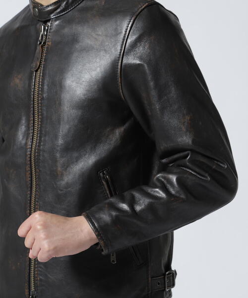 AVIREX（アヴィレックス）の「【直営店限定】AGED LEATHER SINGLE