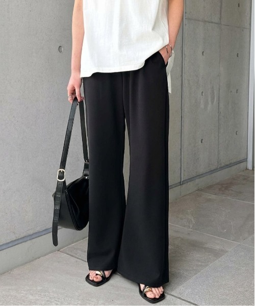 セール】【S-LL展開】美脚見せ！オン/オフ着られるカーブフレア