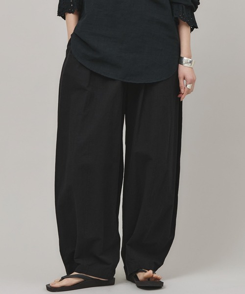 Curensology(カレンソロジー)/コットンリネンドロストパンツ（その他