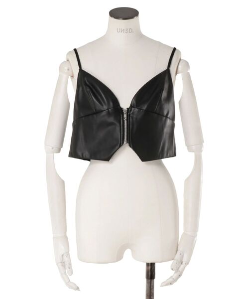 UN3D.（アンスリード）の「タックギャザービスチェ（キャミソール