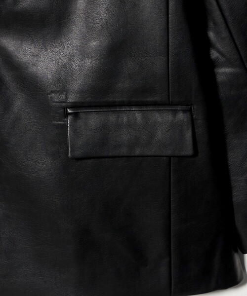 セール】＜MARW UNITED ARROWS＞レザーライク ジャケット（テーラード