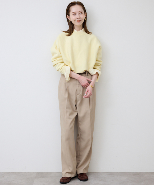 セットアップ対応可/追加》コットンダブルフェイスプルオーバー