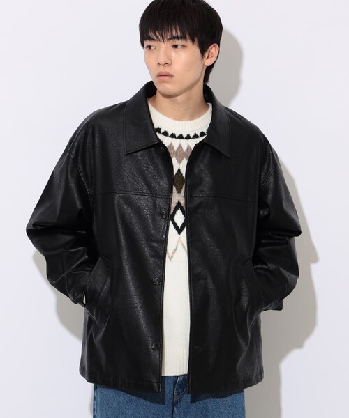 BEAMS HEART（ビームスハート）の「フェイクレザー カーコート